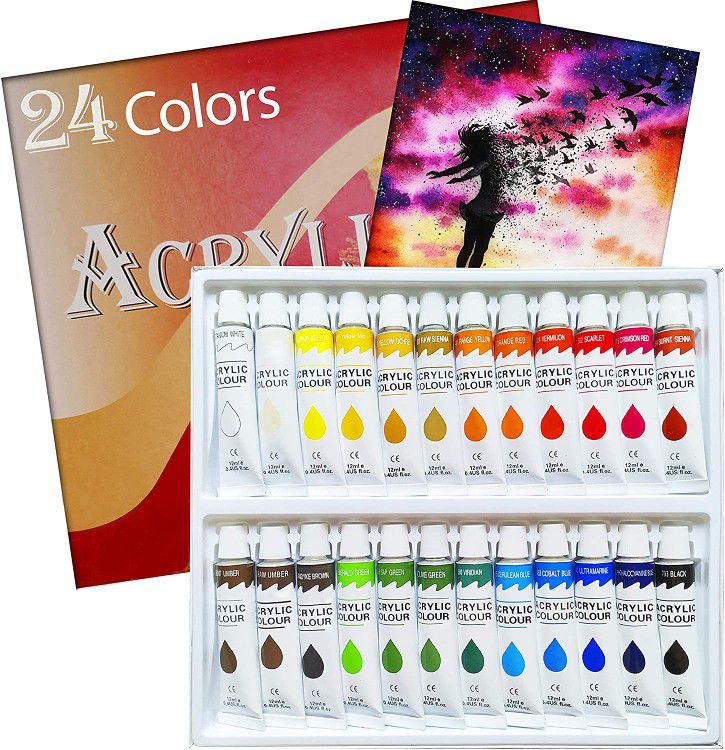 24 Colors Acrylic Paint Set! *BRAND NEW*1