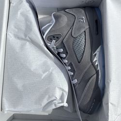 Air Jordan retro 5 wolf grey size 11 DS