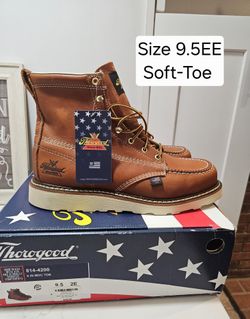 Thorogood Soft Toe Work Boots Size 9.5 