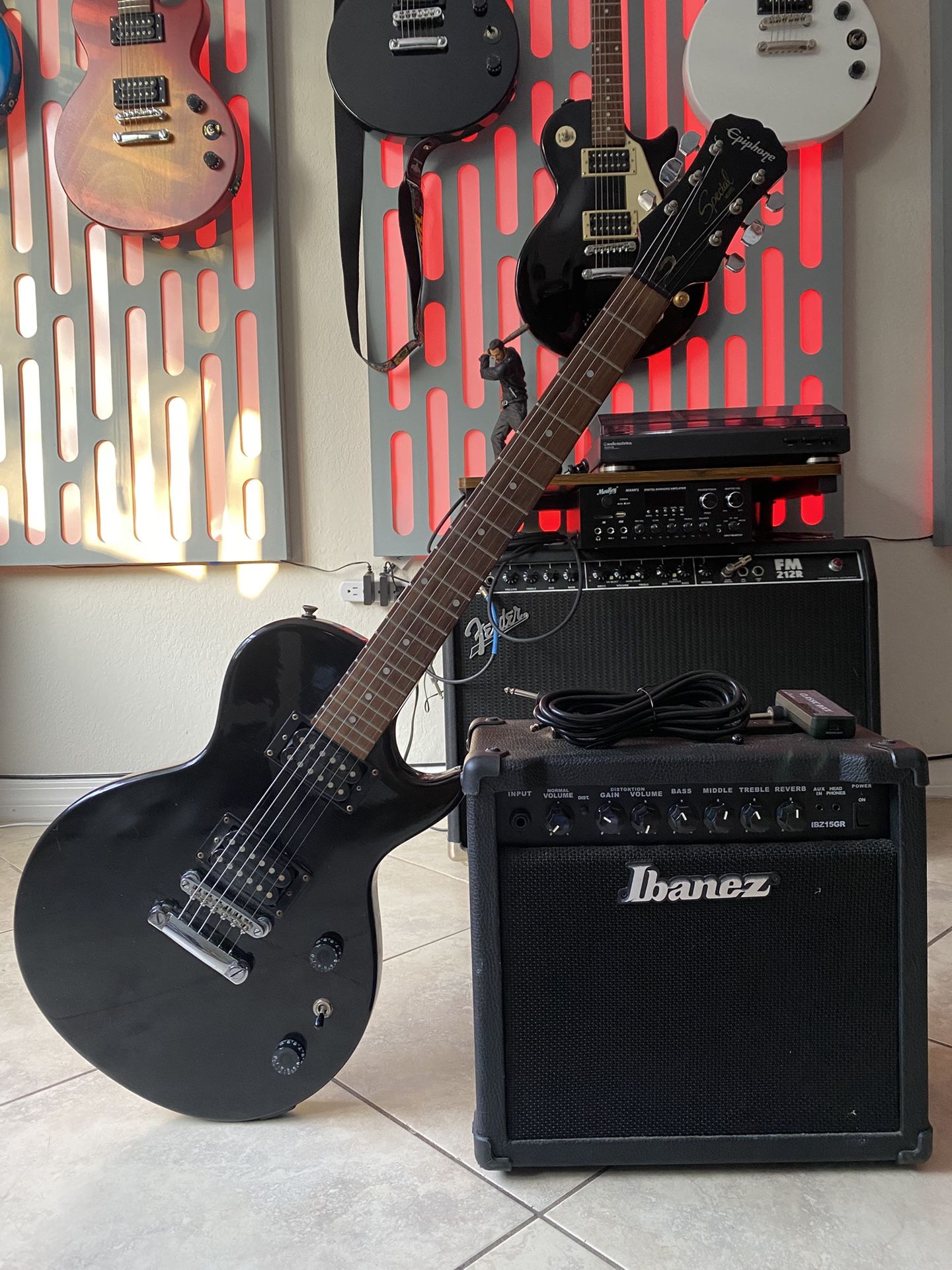 Gibson Les Paul Special Electric Guitar Ibanez Amp Combo