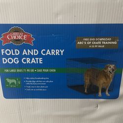 Fold And Carry Dog Crate