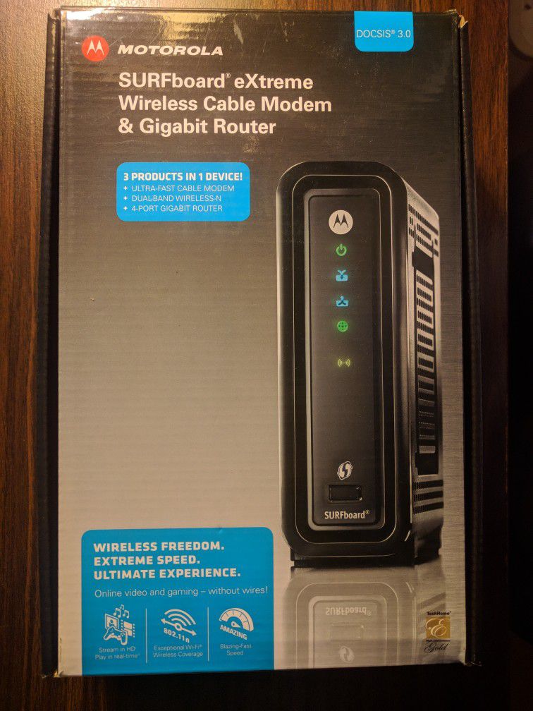 Motorola Surfboard SBG6580 Cable Modem + Router