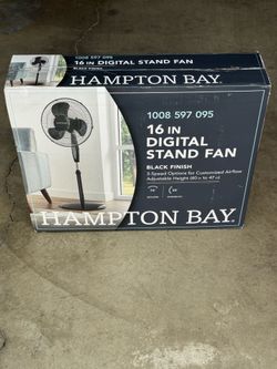 New Hampton Bay 16 inch digital Stand Fan