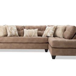 2 Piece Right Arm Facing Chaise Sectional