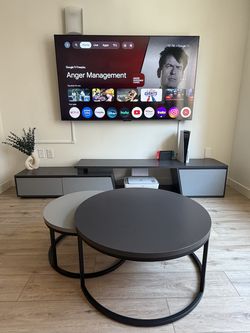 Homary Extendable Tv Stand + Nesting Coffee Table