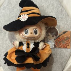 Halloween Mokoko Labubu Doll clothes Set , fits 17cm/15cm doll- 3pcs outfit with shoes