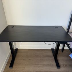  Electric Height Adjustable Standing Desk (120 × 60 cm) – Black
