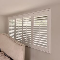 Interior Wood Shutters- Custom, Plantation, Professional Installation, Licensed Company, Window Treatments & Coverings, Persianas De Madera, Espanol