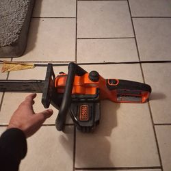 Black and  decker electric chainsaw
