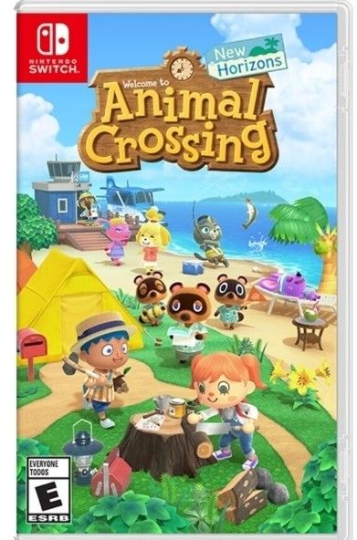 Animal Crossing New Horizons Cartridge & Case