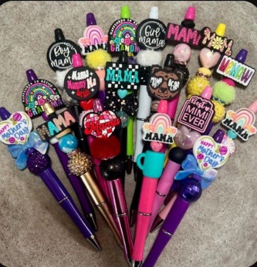 Custom Made Beadable Pens