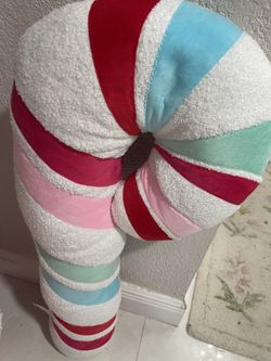 Large Stuffed Candy Cane 