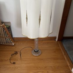 Vintage cut glass table Lamp