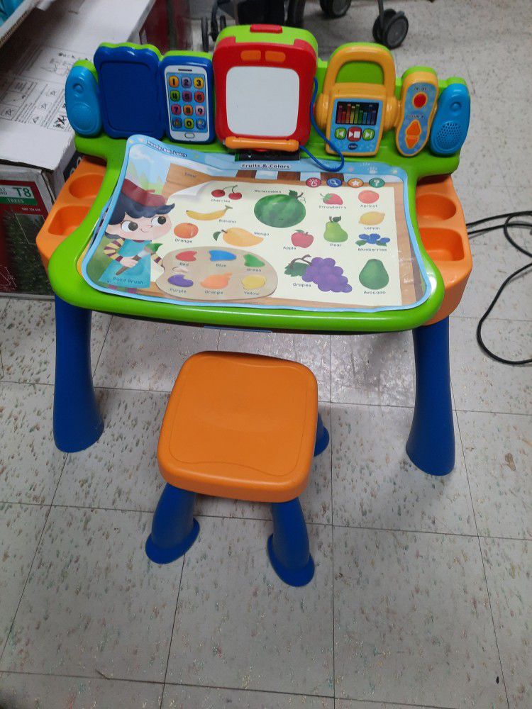 Kids Aducational Table And Seat