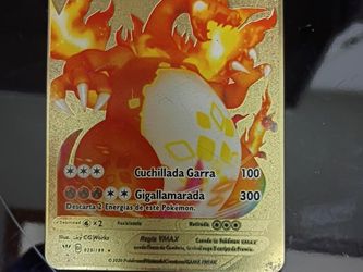 Charizard VMAX 020/189,(Darkness Ablaze) (metal display card not for play)