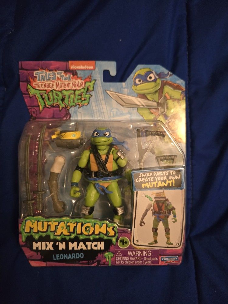 TMNT Leonardo Action Figure And Xmen 97 Cyclops