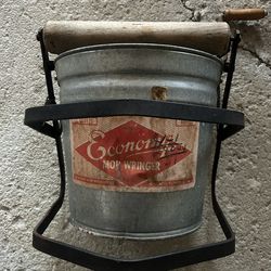 Vintage Galvanized Mop Wringer