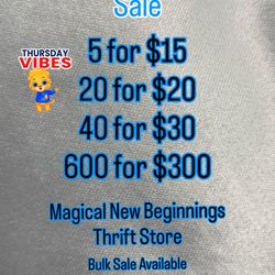 Thrifty Thursday Sale 