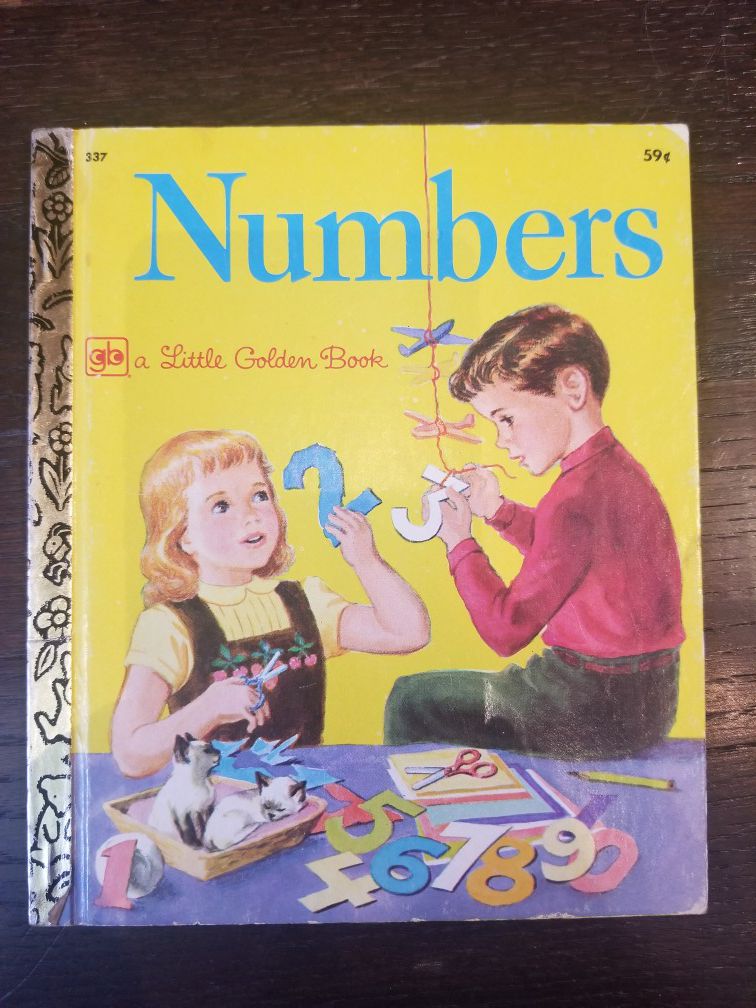 Little Golden Book #337 Numbers Twenty-First Printing 1978