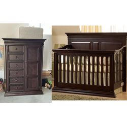 Baby Vienna Crib  + Matching ARMOIR