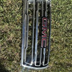 oem Factory GMC Yukon SLT Grille emblem Chrome Trim 2021-2024