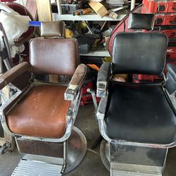 3 Barber Chairs