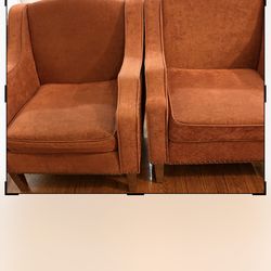Two—Arshanti Armchair With Solid Wood Legs Wade