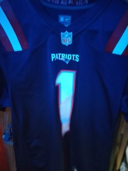 NFL Football Jersey By NFL License... Patriots Number #1 Newton