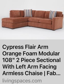 Living Spaces Chaise -  New