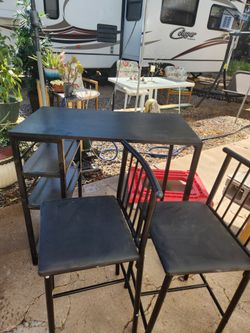 Table with two chairs