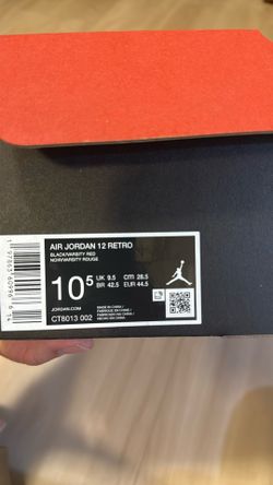 Jordan 12 flu game size 10.5