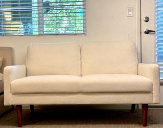 Mid-Century Modern Loveseat Sofa