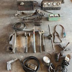 Vintage Auto Shop Tools And Display Pieces 