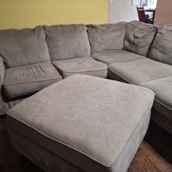 Large 3-Piece Sectional Sofa – Comfortable & Great for Families