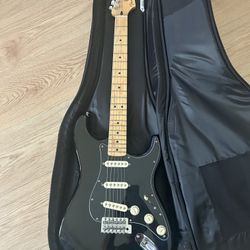 Fender Standard Stratocaster Black Solid Body Electric Guitar