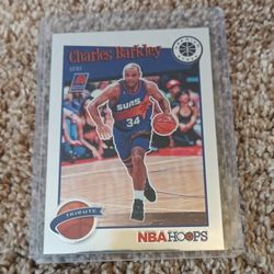 Charles Barkley Premium Stock Panini Basketball Card