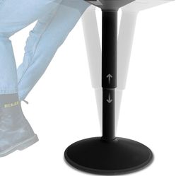 Backerz Standing Desk Stool Chair, Height Adjustable Stool 21-31 inch for Office and Classroom, Swivel Stool, Anti-Slip Bottom Ergonomic Wobble Stool 