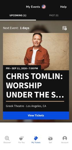 Chris Tomlin Concert Tickets