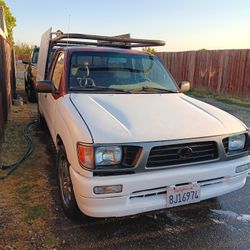 up forsale it's  a 96 tacoma whit  only 169.000 Mileage  In good Condition 