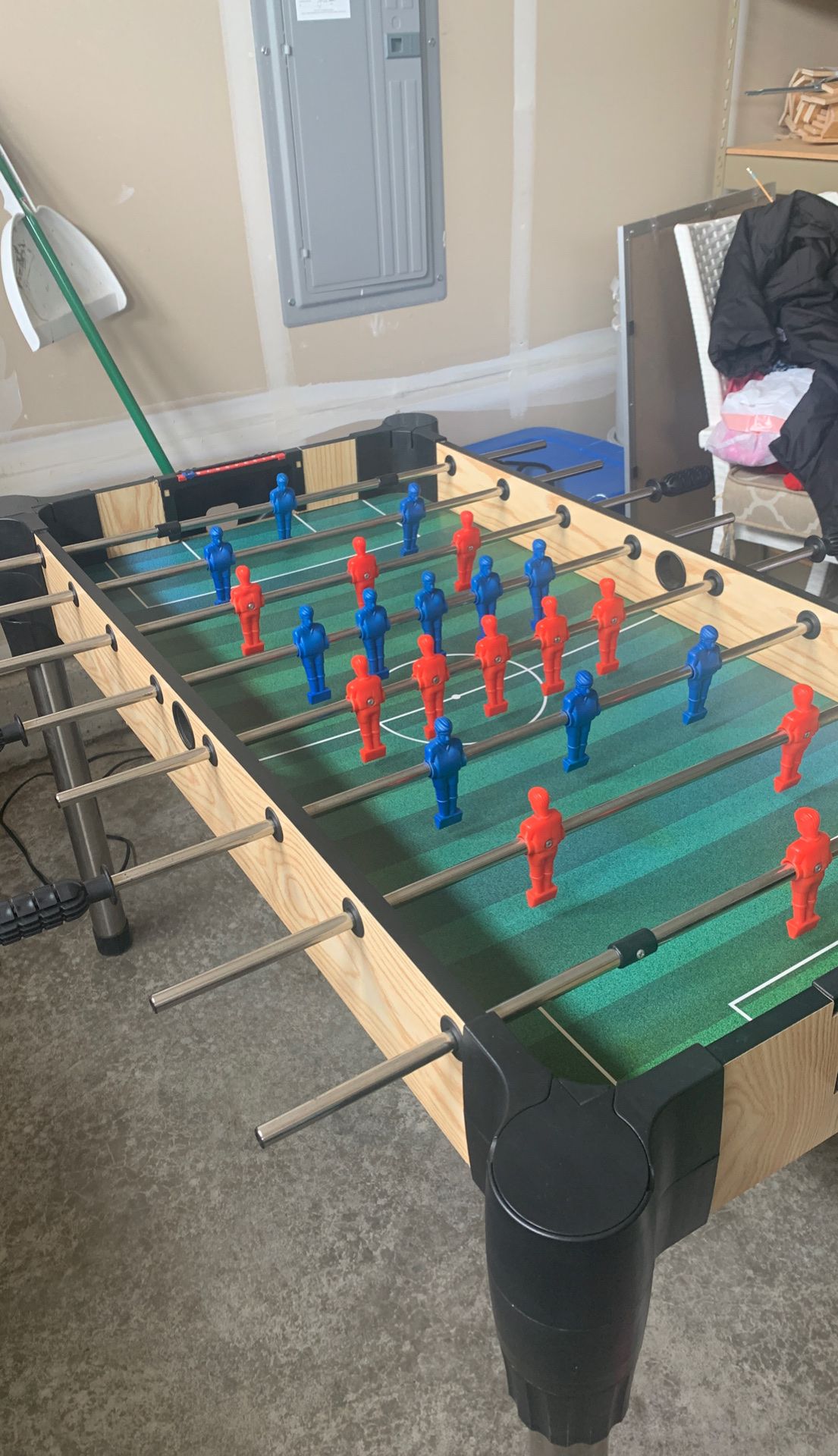 3-in-1 foosball / ping-pong / hockey table