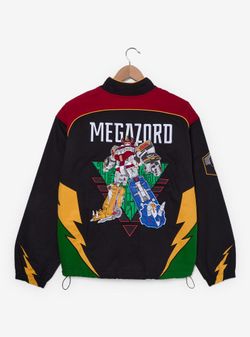 Power Rangers Megazord Moto Jacket Size MEDIUM