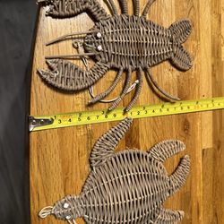 Rare Wicker Beach Decor