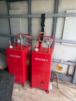 ARKSEN Portable Waste Oil gaz Tanks - Heavy Duty Garage Equipment