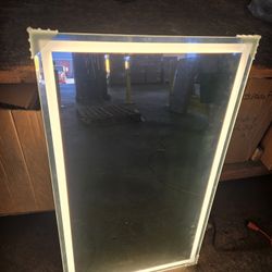 LED mirror for bathrooms