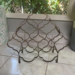 Golden Wine Rack