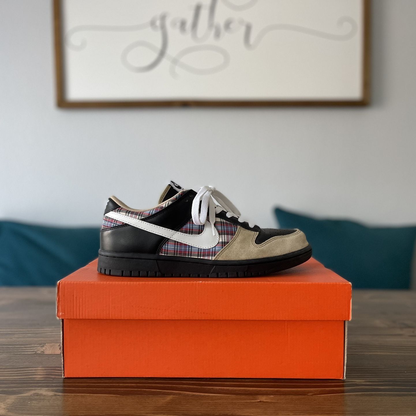 Nike Dunk Low CL Black / White-Tweed 8.5US for Sale in Chula Vista 
