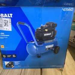 Kobalt 8 Gallon Portable Electric 150 PSI Horizontal Air Compressor #6245