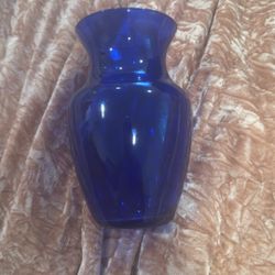 Six Blue Vases