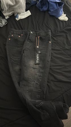 Purple jeans