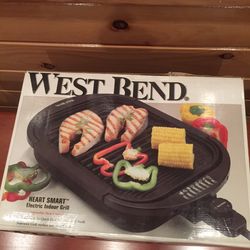 West Bend Heart Smart Electric Grill Brand New